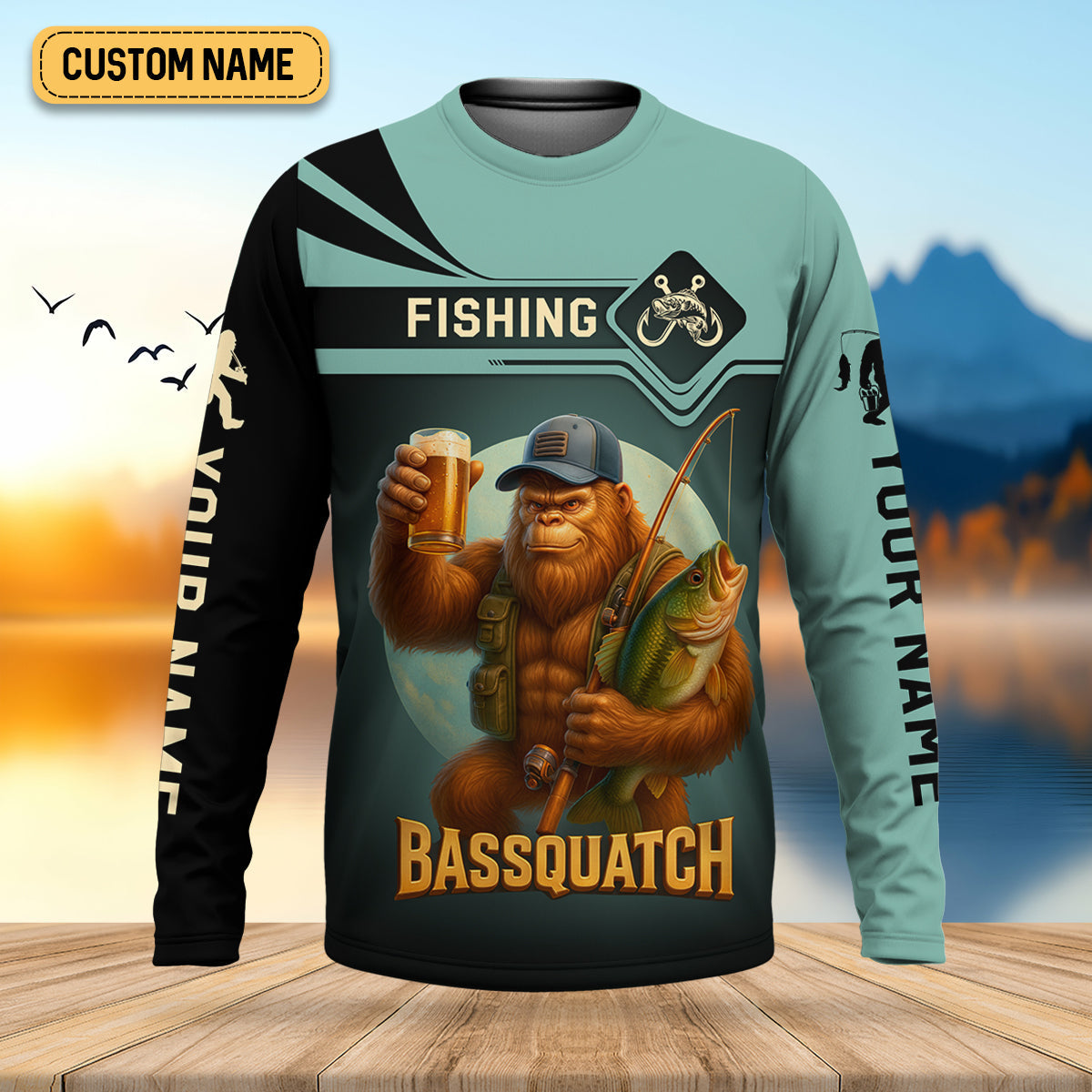Fishing Solves Most Of My Problems Beer Solves The Rest SPF Shirt, Funny Fishing Shirt, Women Fishing Shirt