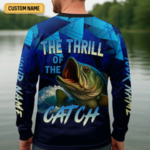 Monster Fishing SPF Shirts, The Thrill of The Catch Fishing Shirts For Men, Funny Fisherman Gift