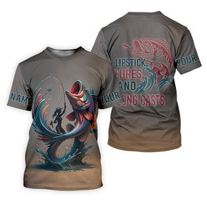 Women's Long Sleeve Fishing Shirts, Funny Fishing Shirt, UV Protection Clothing