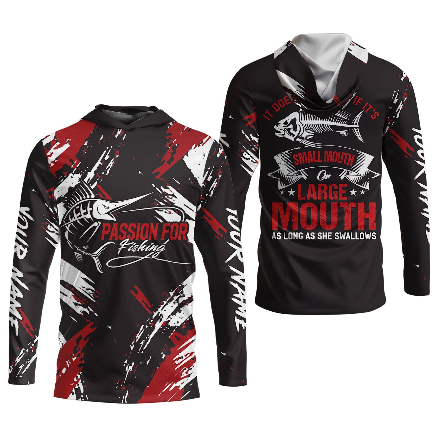 Passion for Fishing Shirts, SPF Long Sleeve Shirts, Fishing Shirts For Men