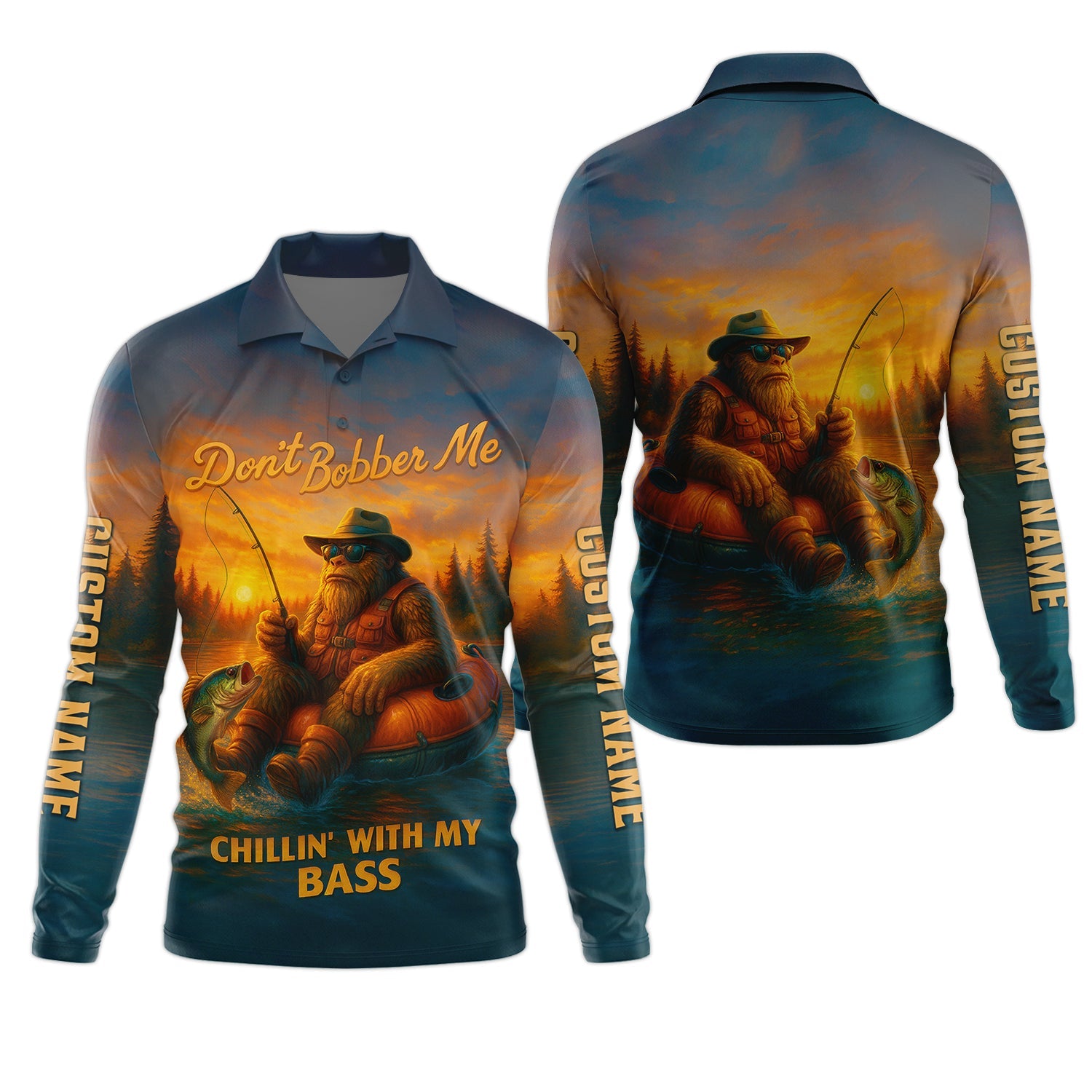 Don't Bobber Me Bass Fishing Shirt, SPF Long Sleeve Shirts, Presents For Fishermen