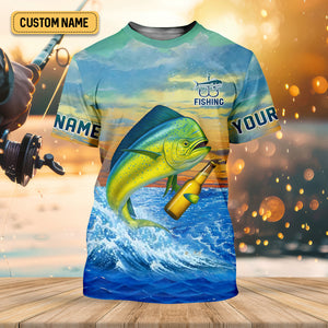 Weekend Forecast Fishing With A Chance Of Drinking Men's Fishing Shirt, Mahi Fishing Shirt, UPF Fishing Shirt