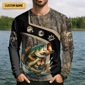 I Have A Retirement Plan Fishing UV Shirts, Tree Camouflage, Fishing Jersey, Gift For Fisherman