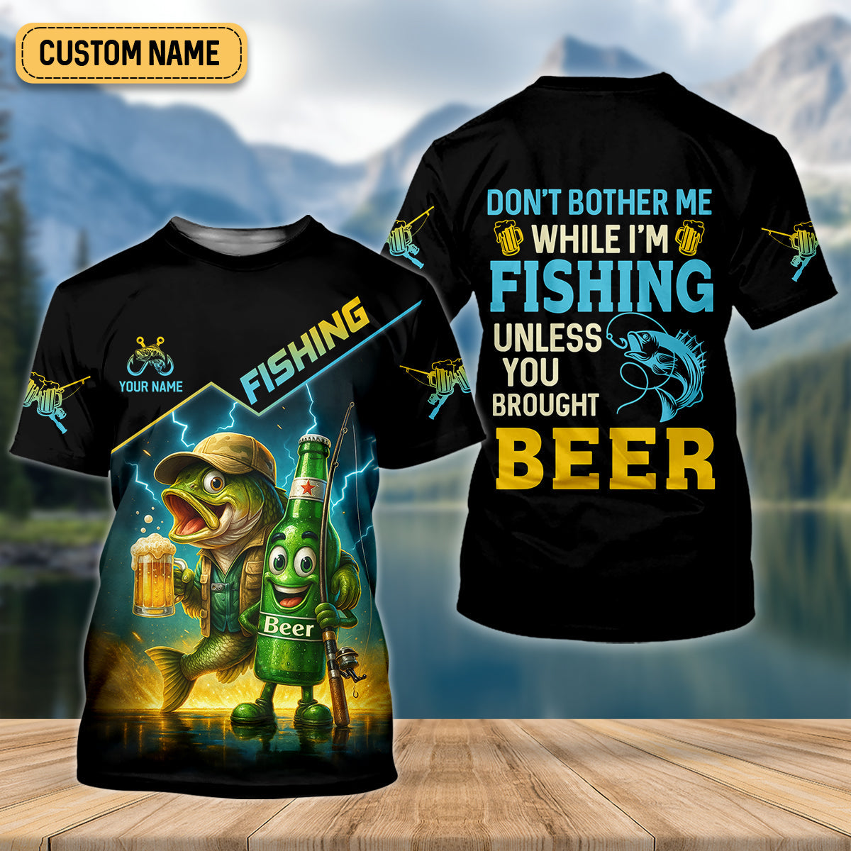 Don't Bother Me While I'm Fishing Unless You Brought Beer Funny Fishing Shirt, SPF Shirt, Women Fishing Shirt
