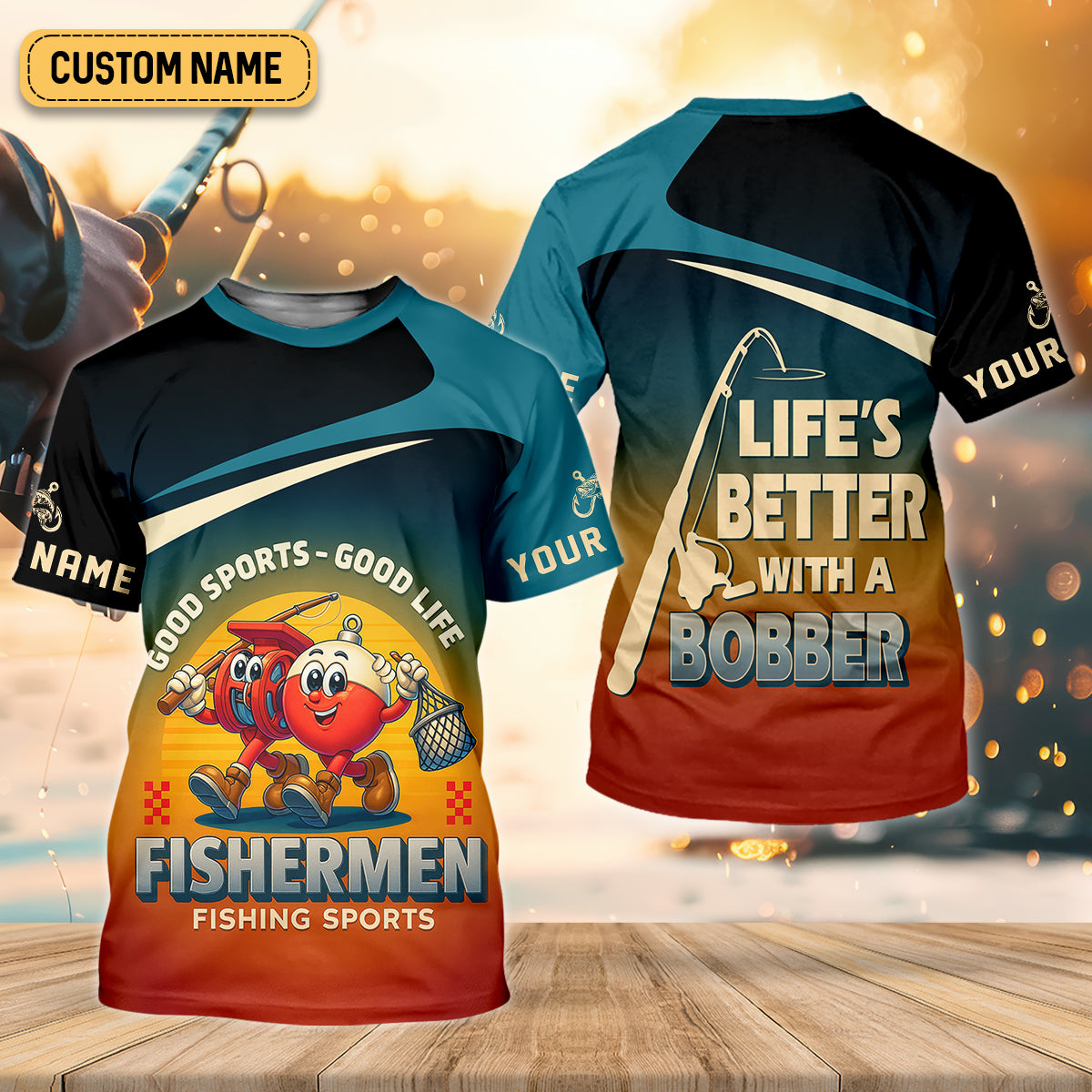 Life's Better With A Bobber Fishing UPF Shirts, Female Fishing Shirts, SPF Long Sleeve Shirts Womens
