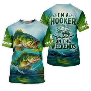 I'm A Hooker Fishing UV Shirts, Funny Fishing Shirt, Women Fishing Shirt, Bass Fishing