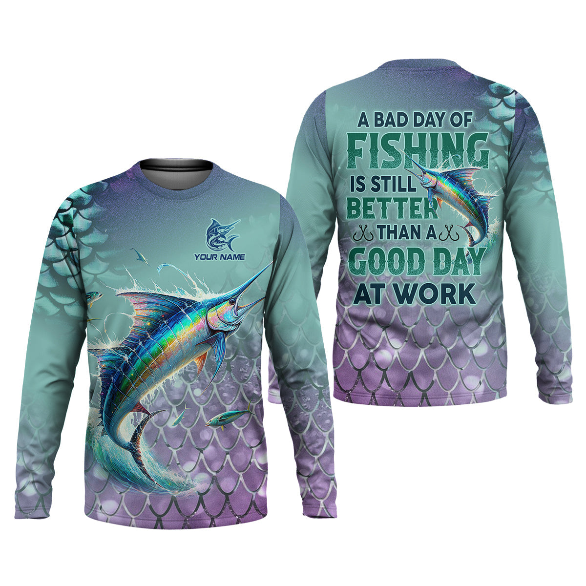 A Bad Day Of Fishing Is Still Better Than A Good Day At Work SPF Shirt, Funny Fishing Shirt, Fishing Shirts For Men