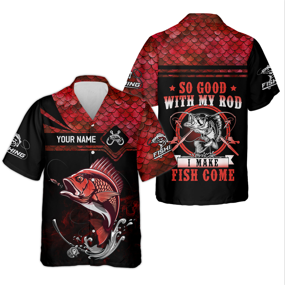 Fishing Shirts, So Good With My Rod I Make Fish Come, SPF Long Sleeve Shirts Womens, Female Fishing Shirts