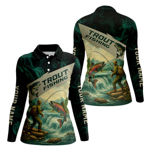 Rainbow Trout Fishing Women SPF Shirt, Fishing Gift Ideas, Women Fishing Shirt