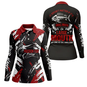 Passion for Fishing Shirts, SPF Long Sleeve Shirts Womens, Female Fishing Shirts