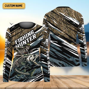 Fishing Hunter Camo Fishing Shirt, Women Fishing Shirt, SPF Long Sleeve Shirts