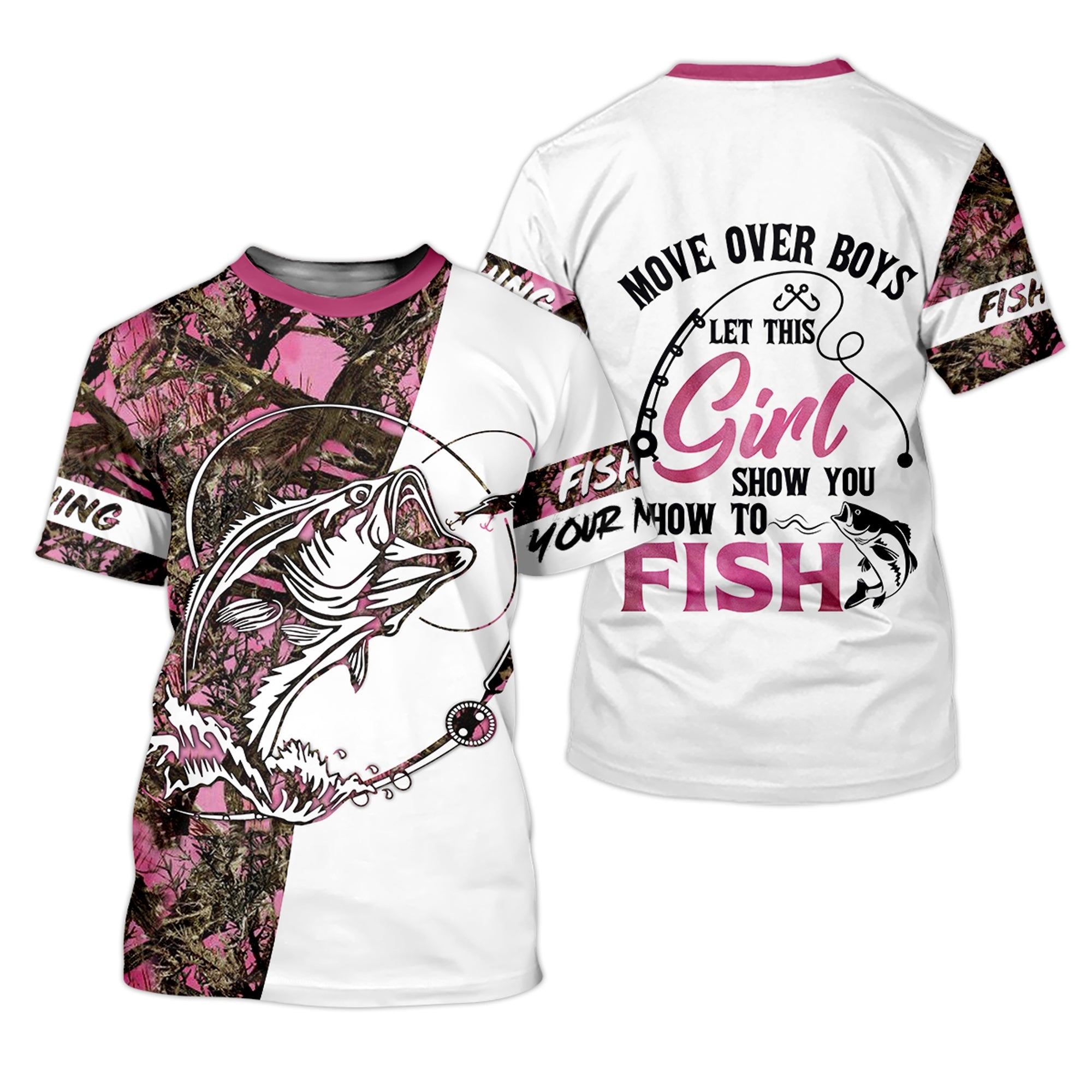 How To Fish, Pink Fishing Shirt, Fishing UPF Shirts,  Funny Fishing Shirts, UV Shirts For Women, Long Sleeve Sun Shirt