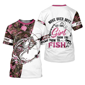 How To Fish, Pink Fishing Shirt, Fishing UPF Shirts,  Funny Fishing Shirts, UV Shirts For Women, Long Sleeve Sun Shirt