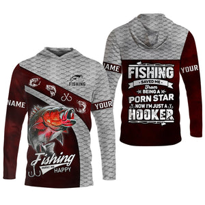 Fishing Saved Me from Being Pornstar Funny Fishing Shirt, SPF Shirt For Men, Gift For Fisherman