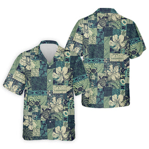 Tribal Aztec Pattern Fishing UPF Shirts, Tropical Floral Men Fishing Shirt, Gift For Fisherman