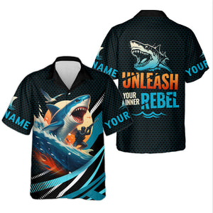 Unleash Your Inner Rebel Performance Fishing Shirts, SPF Shirt For Men, Fishing Shirts For Men